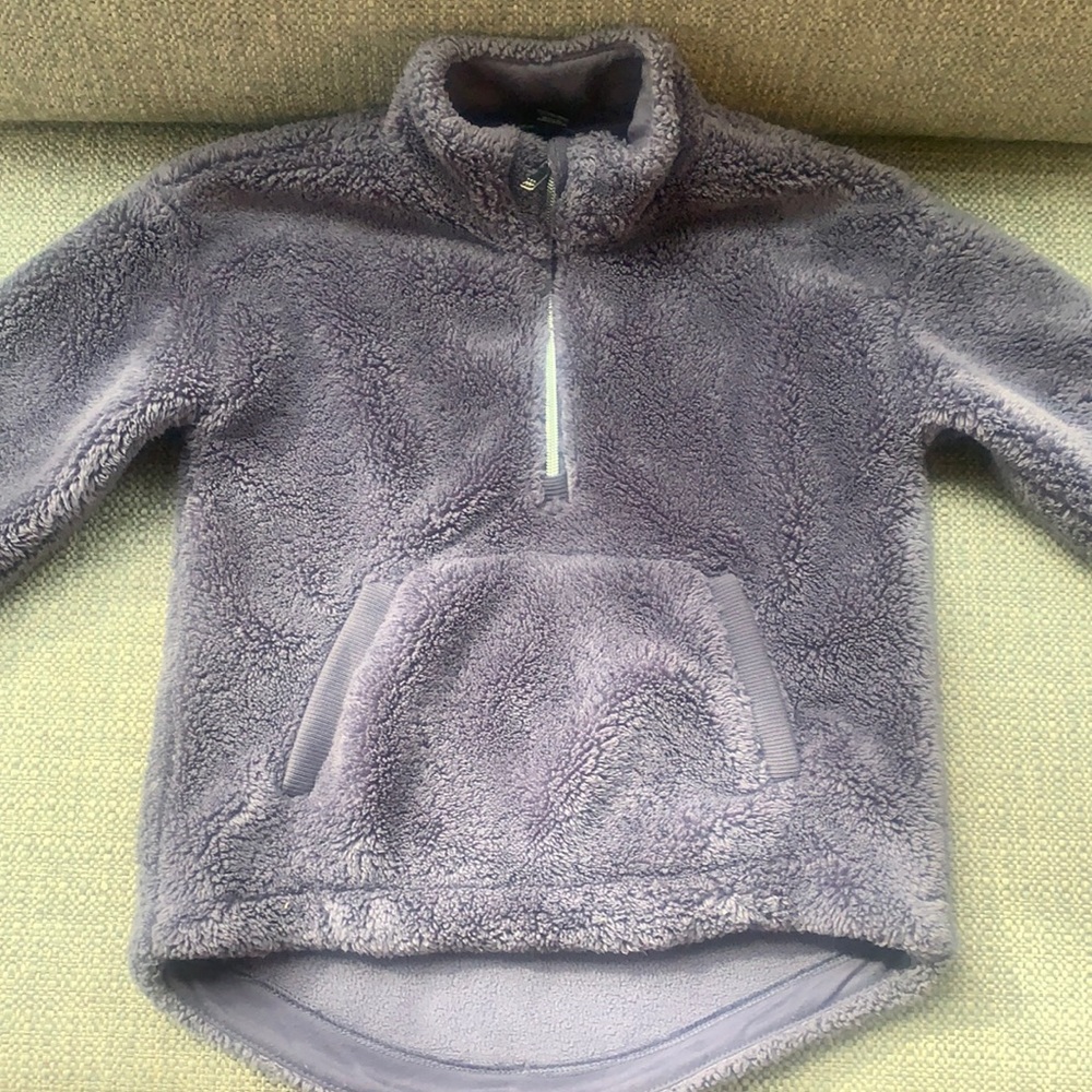 Girls purple Target In Motion 1/4 zip sweatshirt
